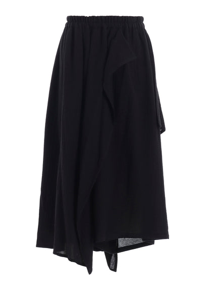 WOOL GAUZE TWILL PANTS
