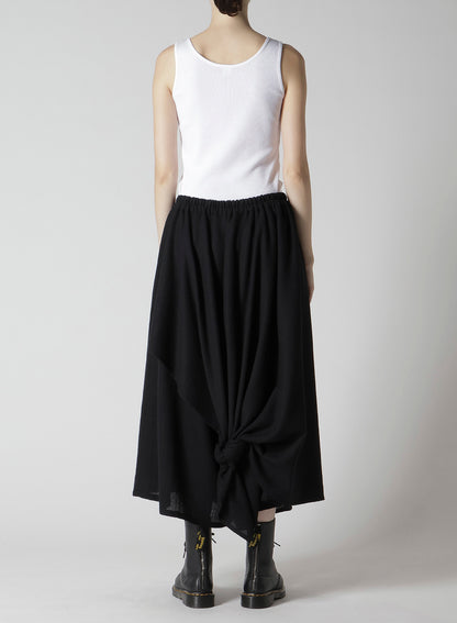 WOOL GAUZE TWILL PANTS