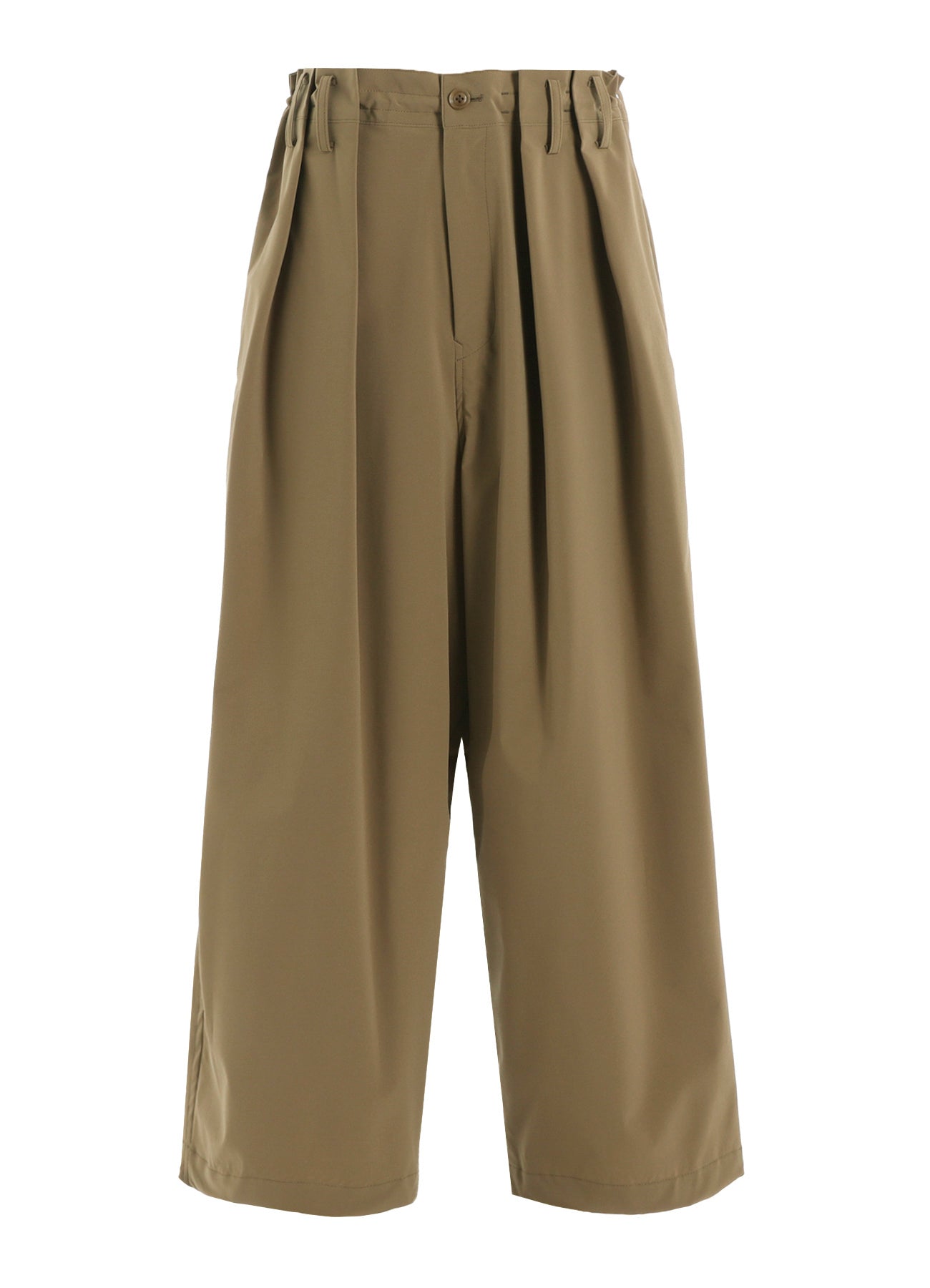 PE/ TAFTA DOUBLE TUCK GATEHRED PANTS