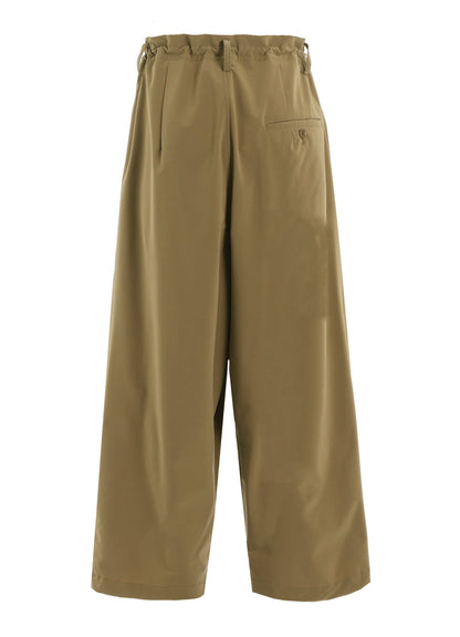 PE/ TAFTA DOUBLE TUCK GATEHRED PANTS