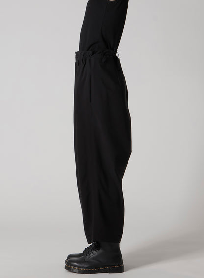 PE/ TAFTA DOUBLE TUCK GATEHRED PANTS