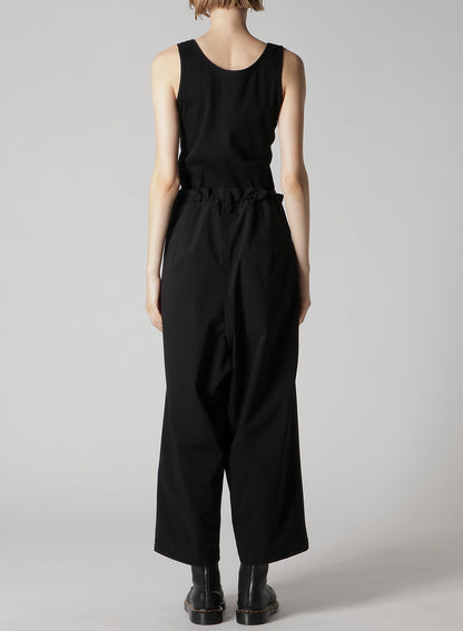PE/ TAFTA DOUBLE TUCK GATEHRED PANTS