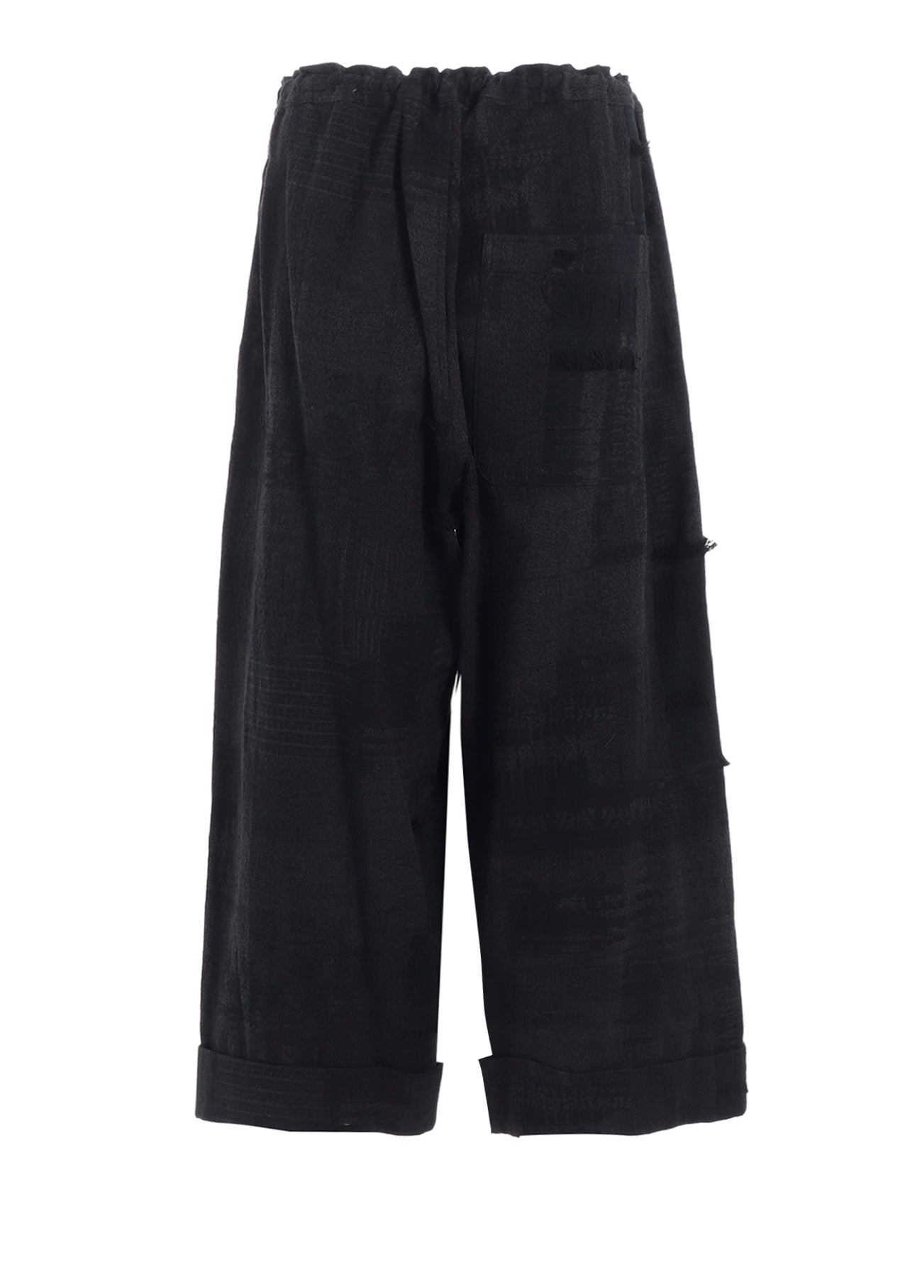 PATCHWORK JQ FRONT TUCKED PANTS