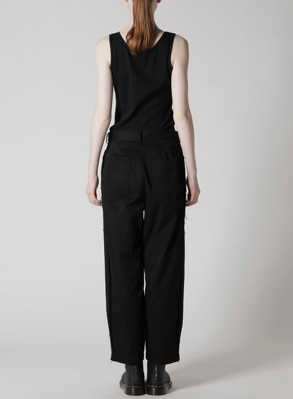 [Y's BORN PRODUCT] COTTON TWILL PANTS