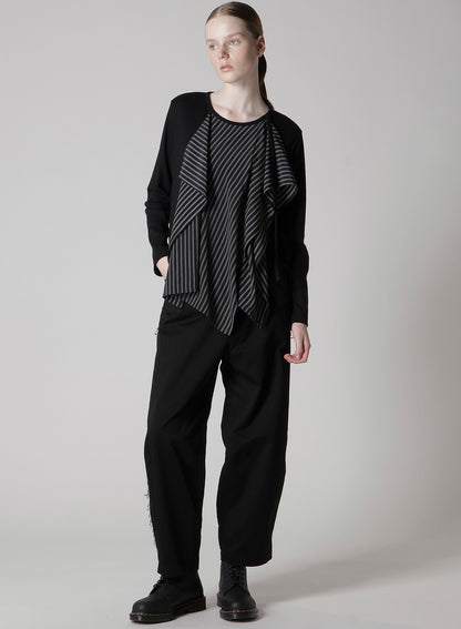 [Y's BORN PRODUCT] COTTON TWILL PANTS