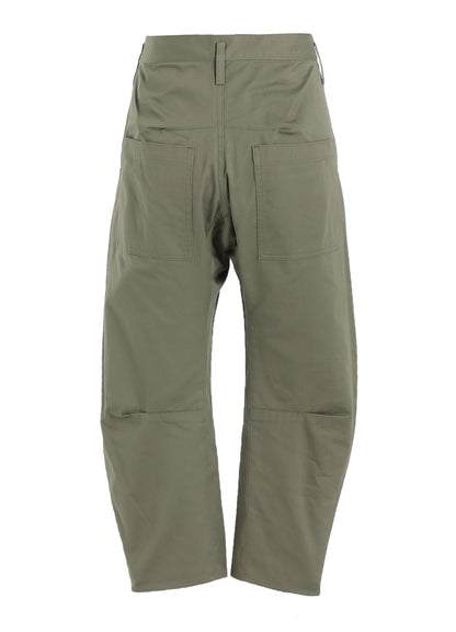 [Y's BORN PRODUCT] COTTON TWILL WIDE PANTS