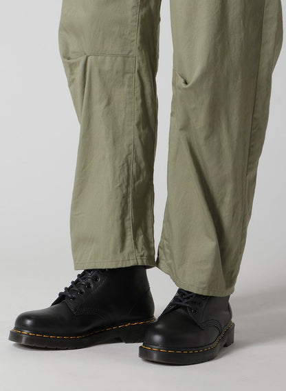 [Y's BORN PRODUCT] COTTON TWILL WIDE PANTS