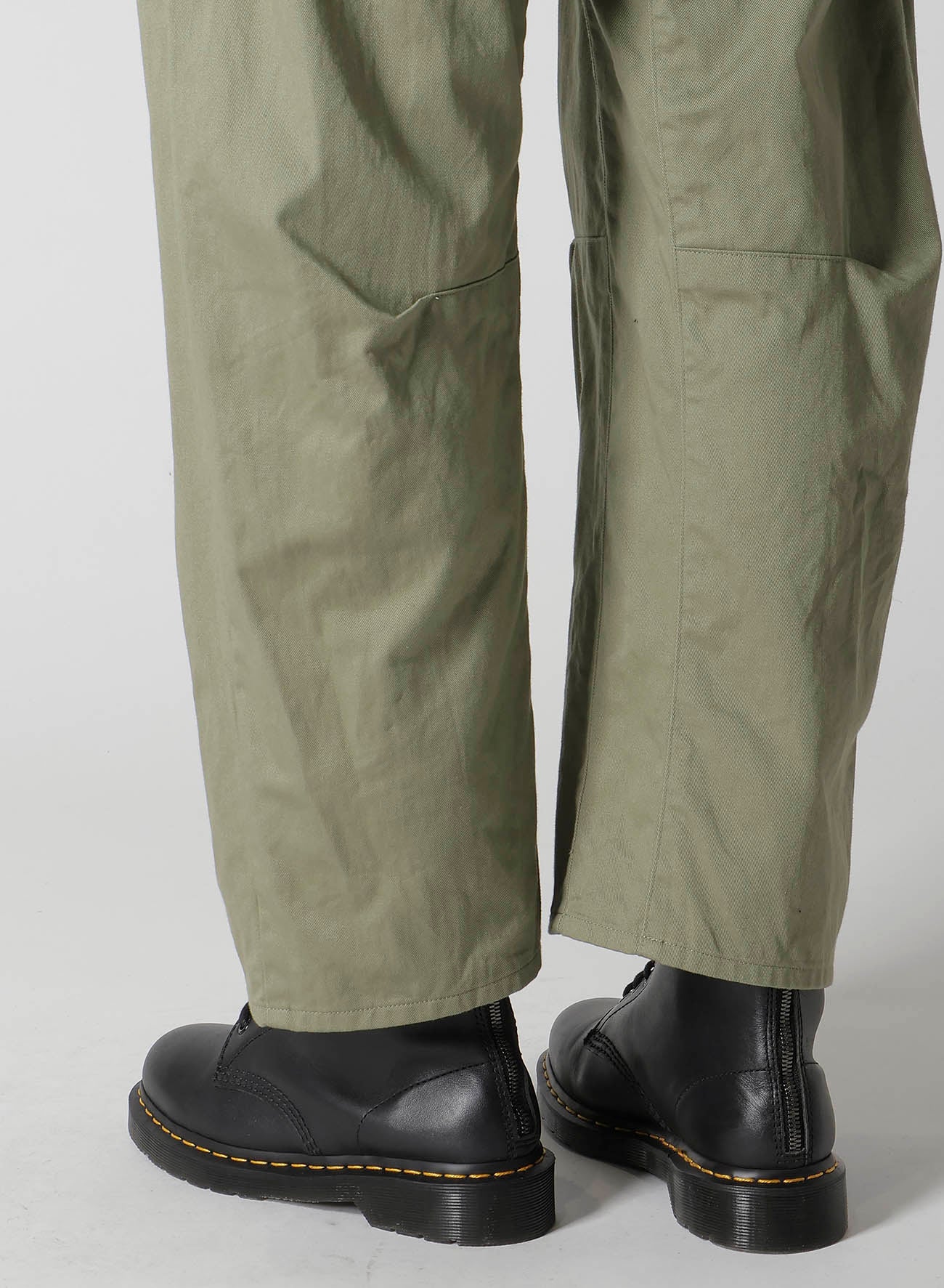 [Y's BORN PRODUCT] COTTON TWILL WIDE PANTS