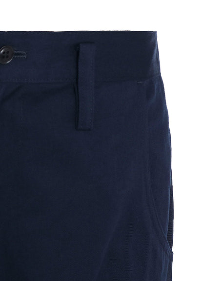 [Y's BORN PRODUCT] COTTON TWILL WIDE PANTS