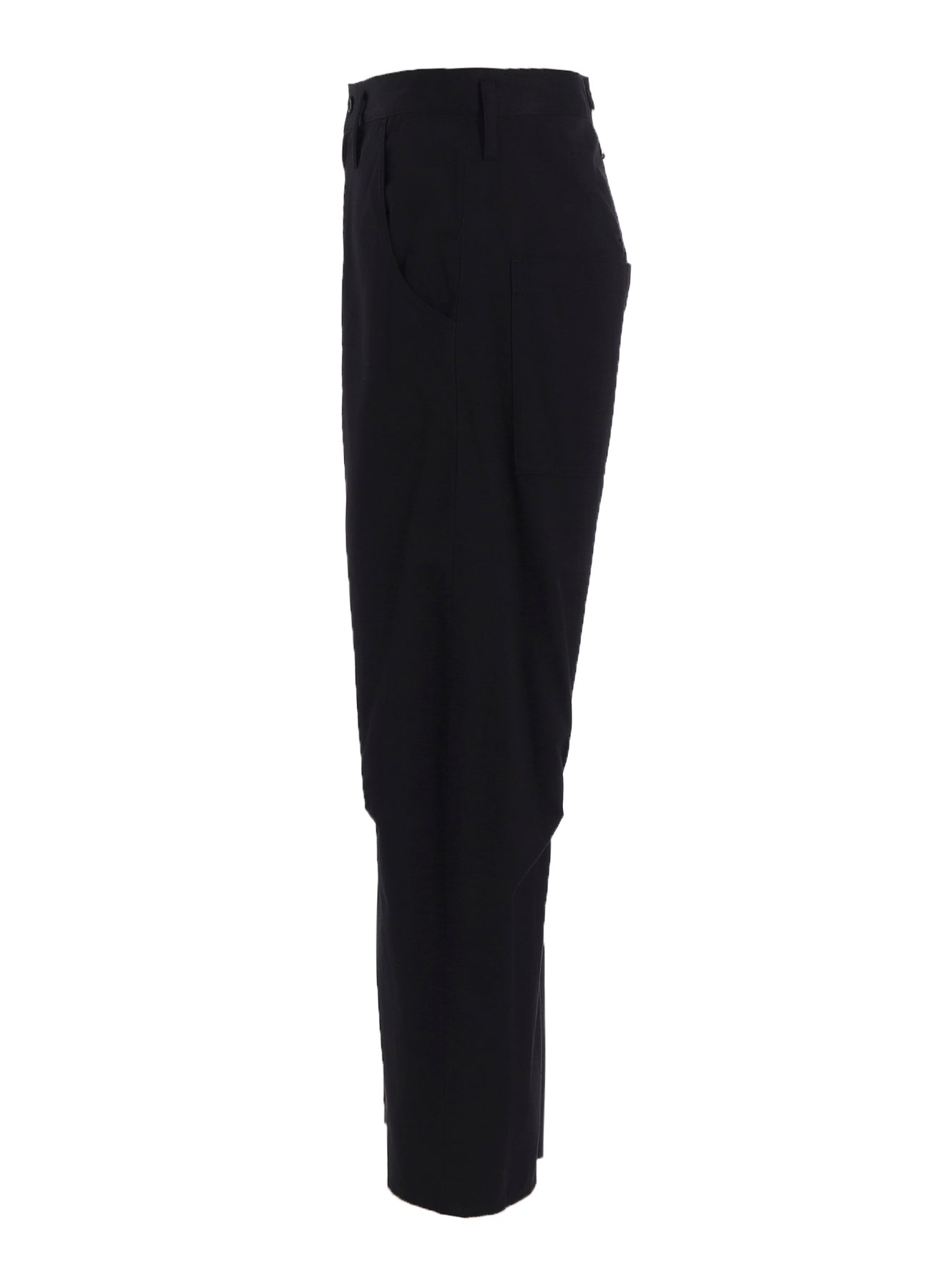 [Y's BORN PRODUCT] COTTON TWILL WIDE PANTS