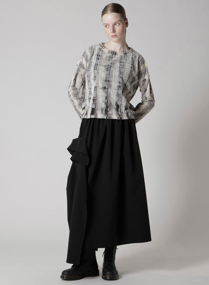 PE/ TAFTA GATHERED SKIRT