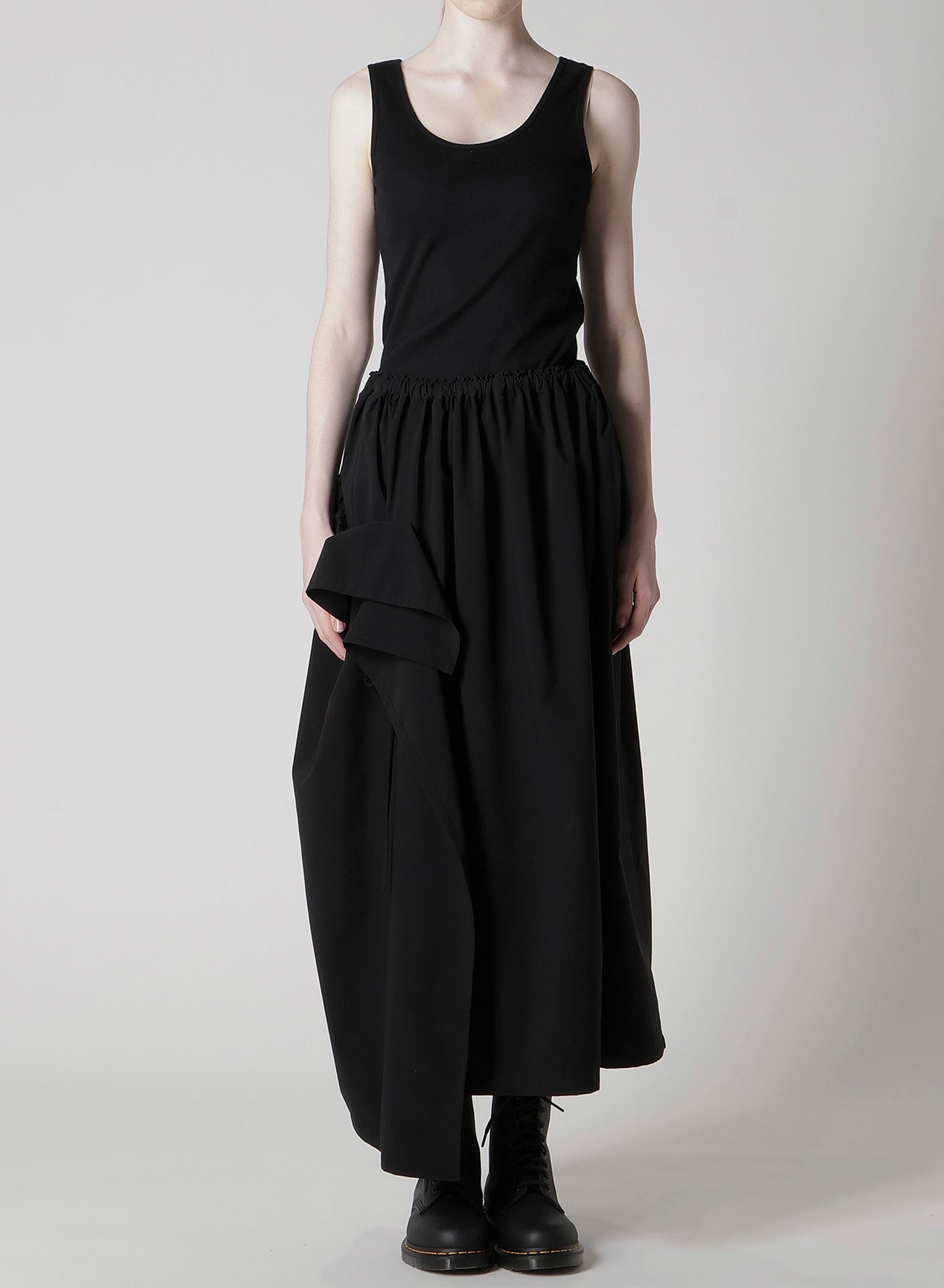PE/ TAFTA GATHERED SKIRT