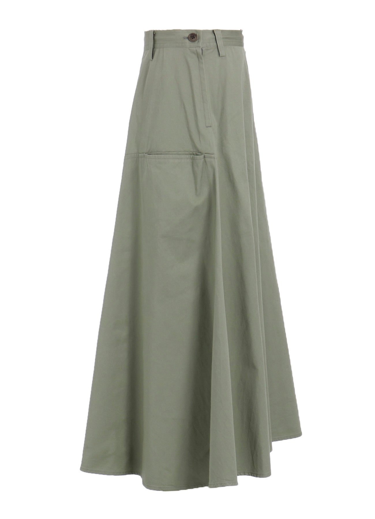 [Y's BORN PRODUCT] COTTON TWILL FRONT PANEL POCKET SKIRT