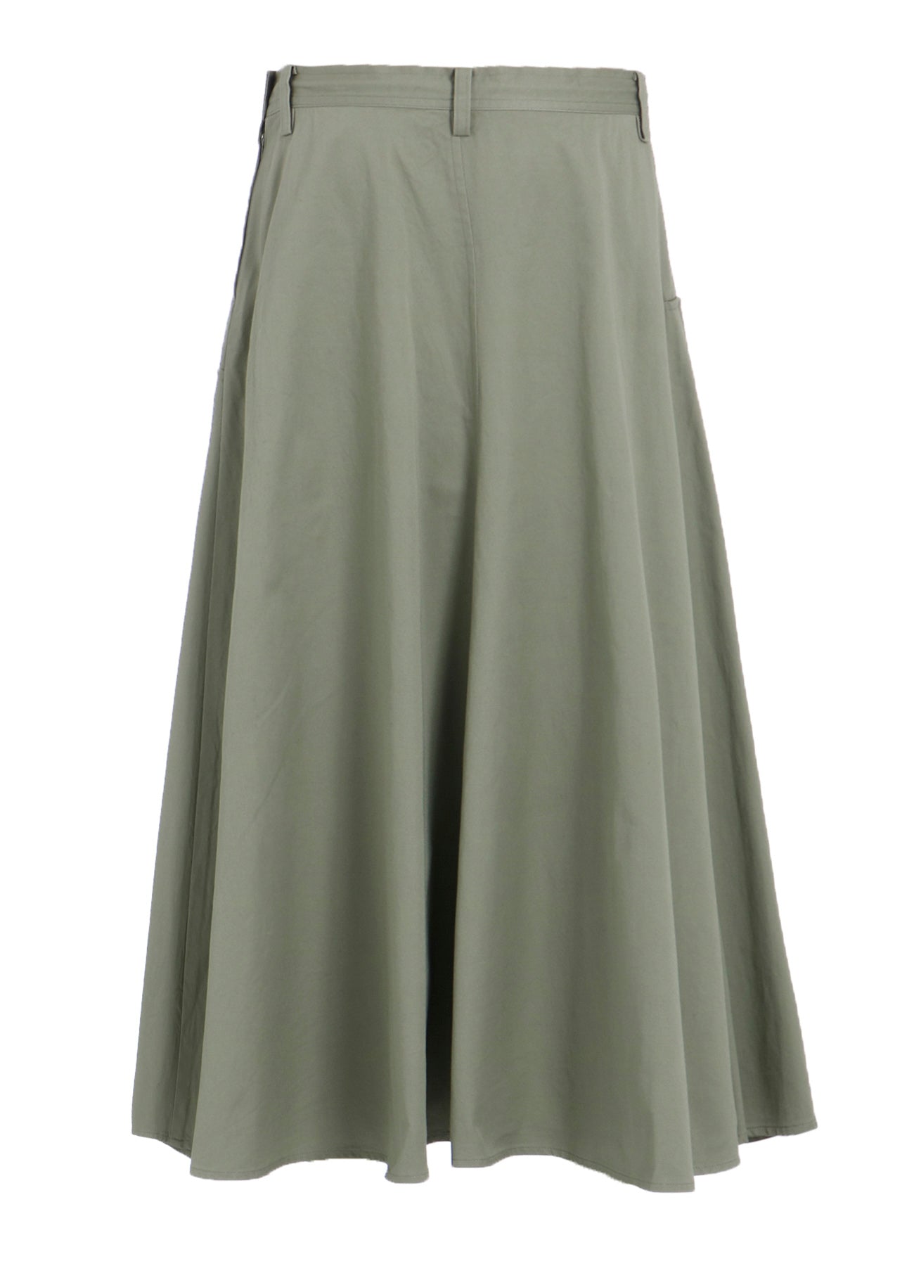 [Y's BORN PRODUCT] COTTON TWILL FRONT PANEL POCKET SKIRT
