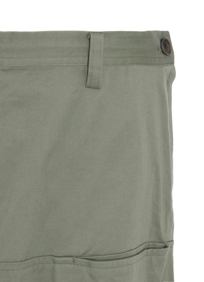 [Y's BORN PRODUCT] COTTON TWILL FRONT PANEL POCKET SKIRT