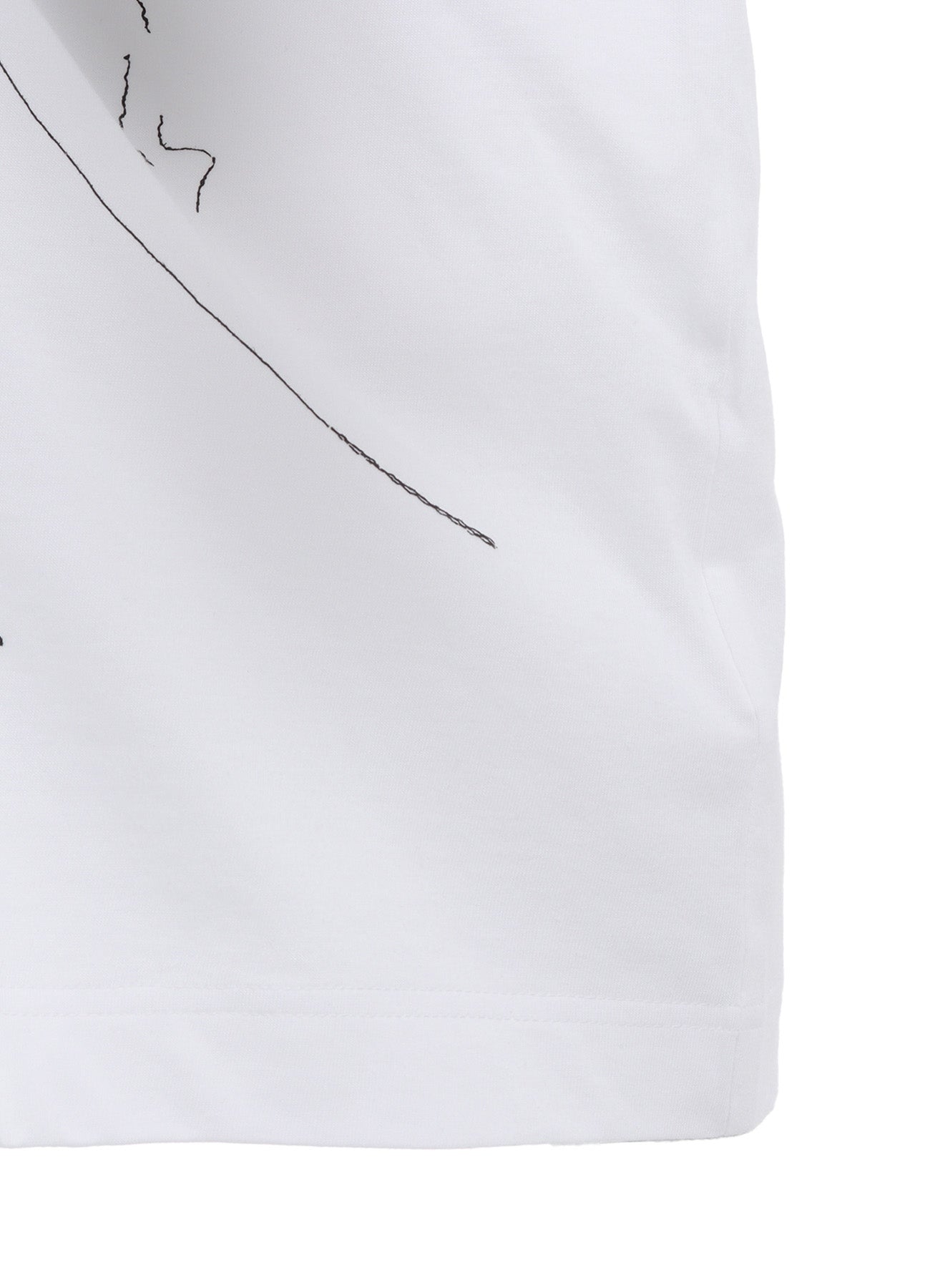 COTTON JERSEY ANIMAL PRINT ASYMMETRY DRAPE T