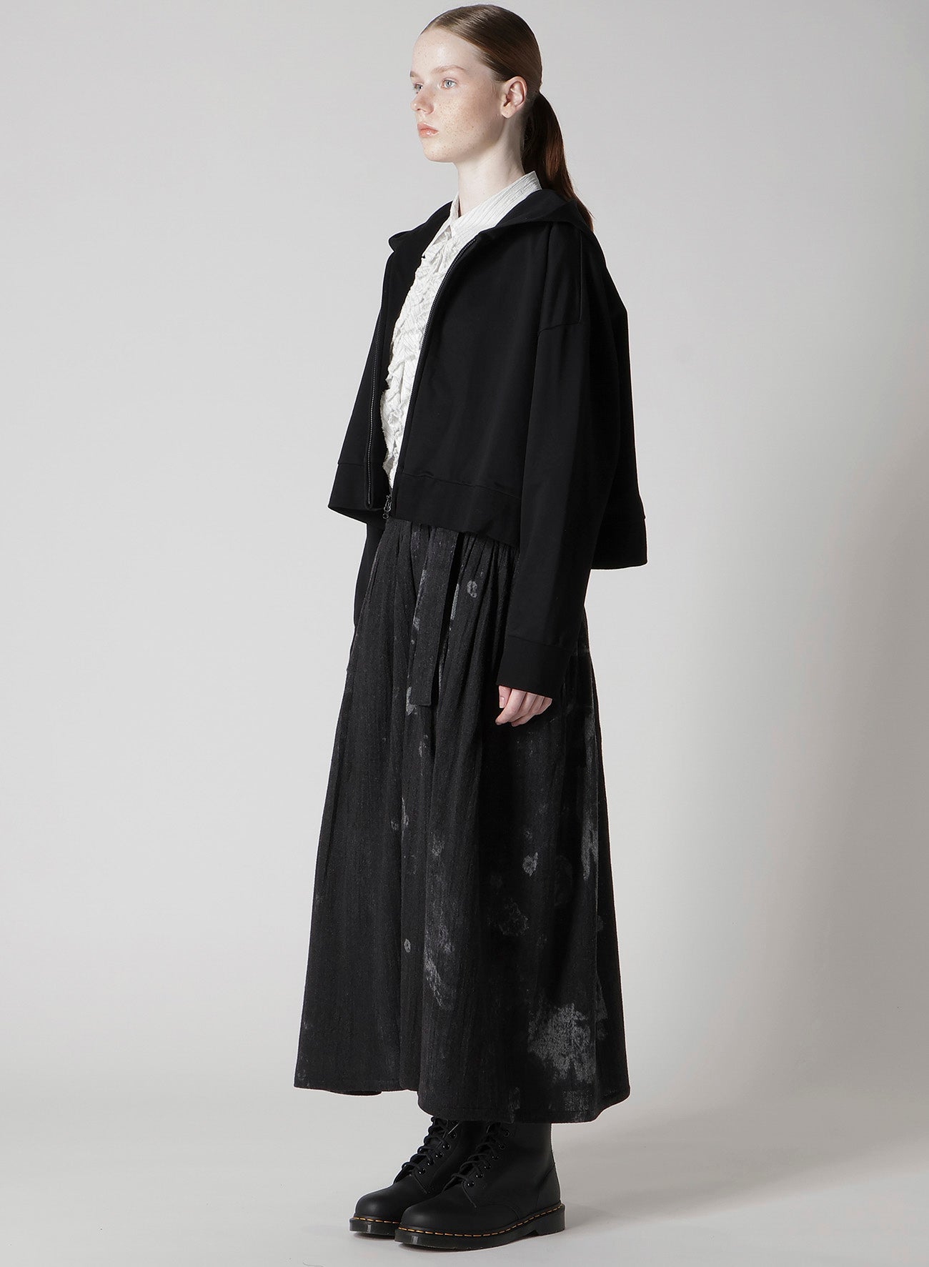 HIGH GAUGE FRENCHTERRY CROPPED HOODIE