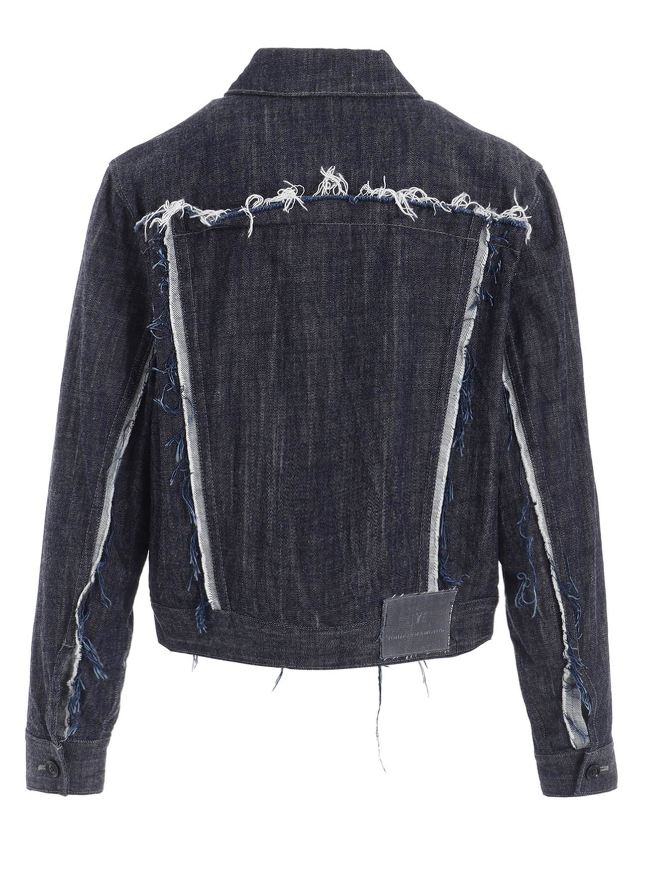 8OZ UNTRIMMED PANEL DENIM JACKET