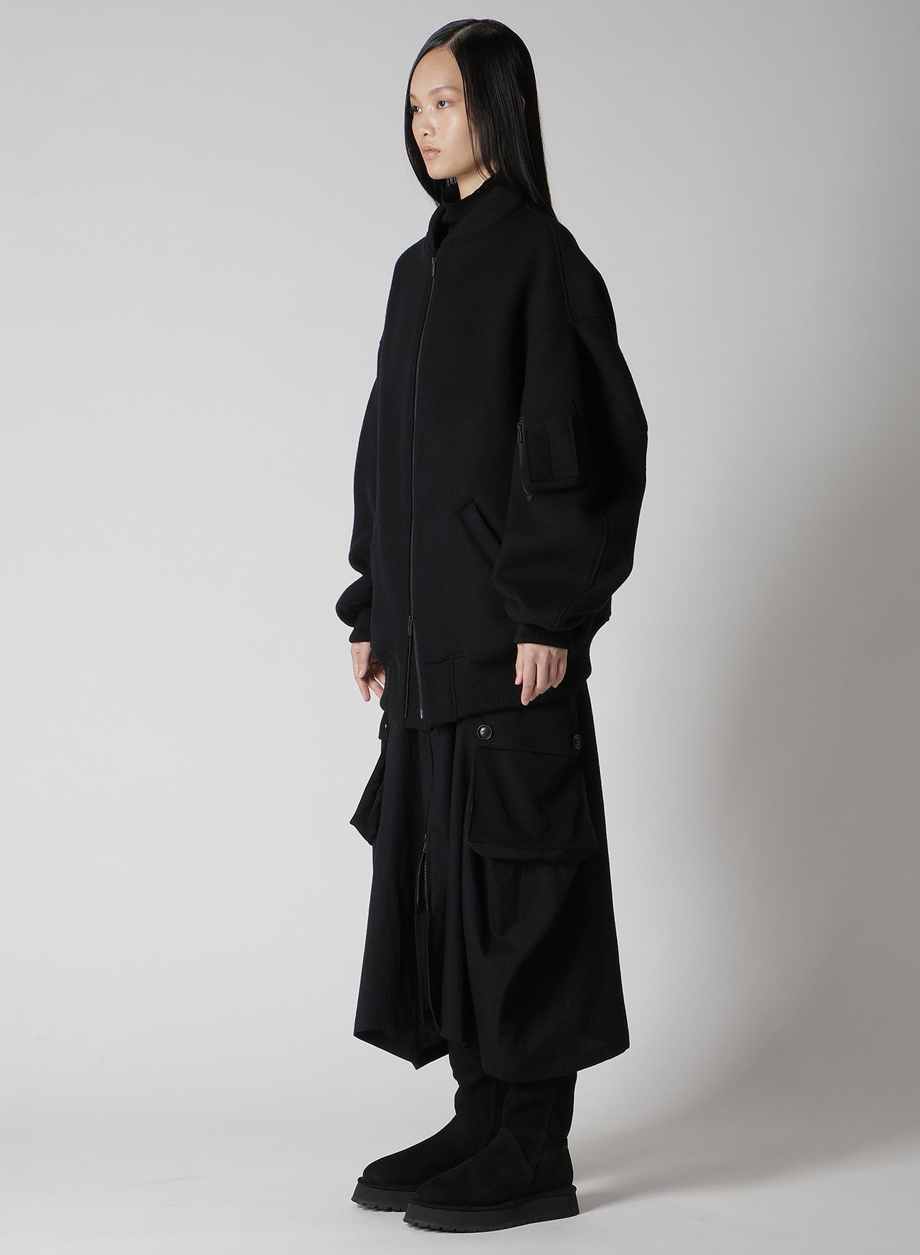 WOOL DOUBLE-FACED MOSSER MA-1