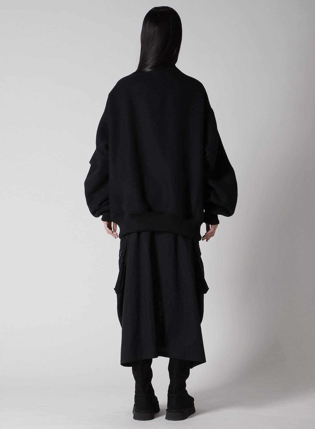 WOOL DOUBLE-FACED MOSSER MA-1 – THE SHOP YOHJI YAMAMOTO