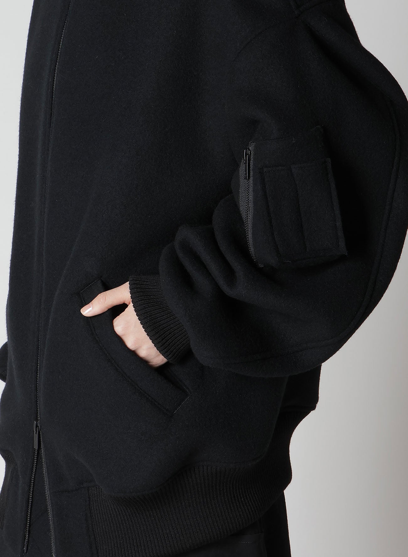 WOOL DOUBLE-FACED MOSSER MA-1