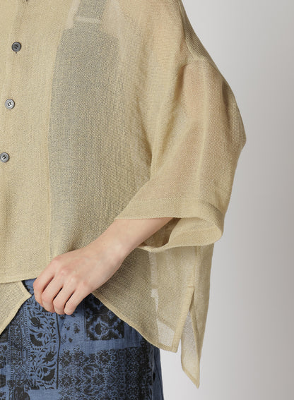 LENO CLOTH BOX BLOUSE