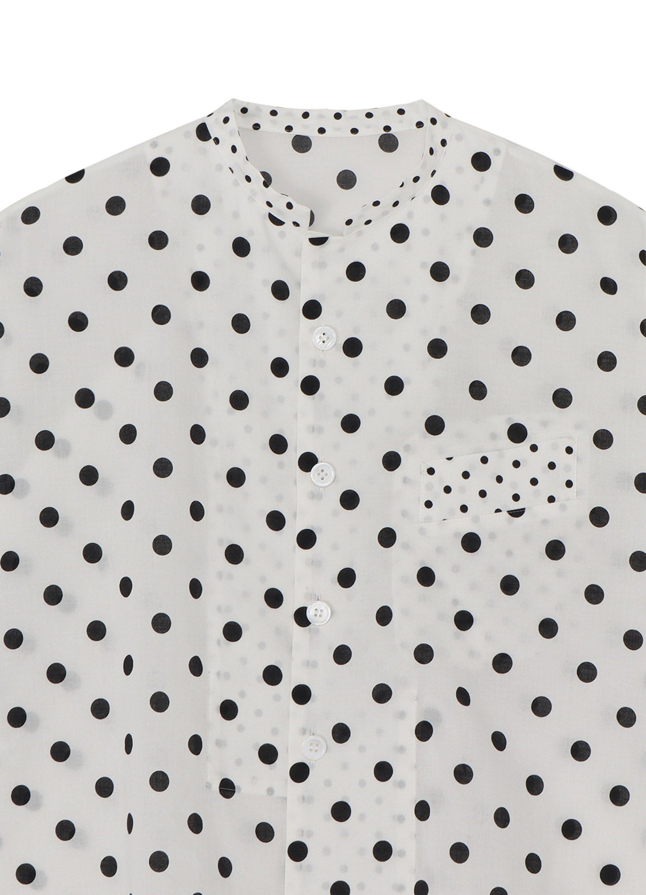 60/- COTTON LAWN DOT PRINT BOX BLOUSE