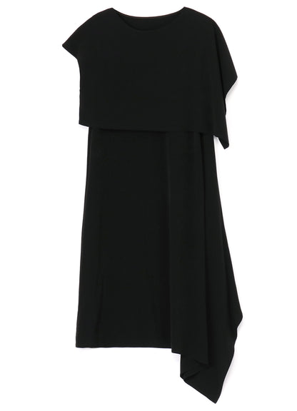 CREPE de CHINE ASYMMETRIC DRESS