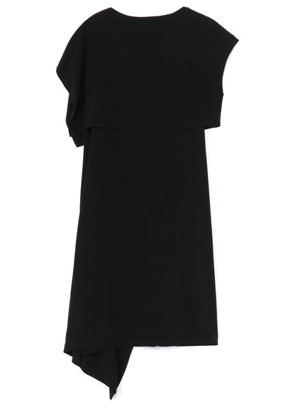 CREPE de CHINE ASYMMETRIC DRESS