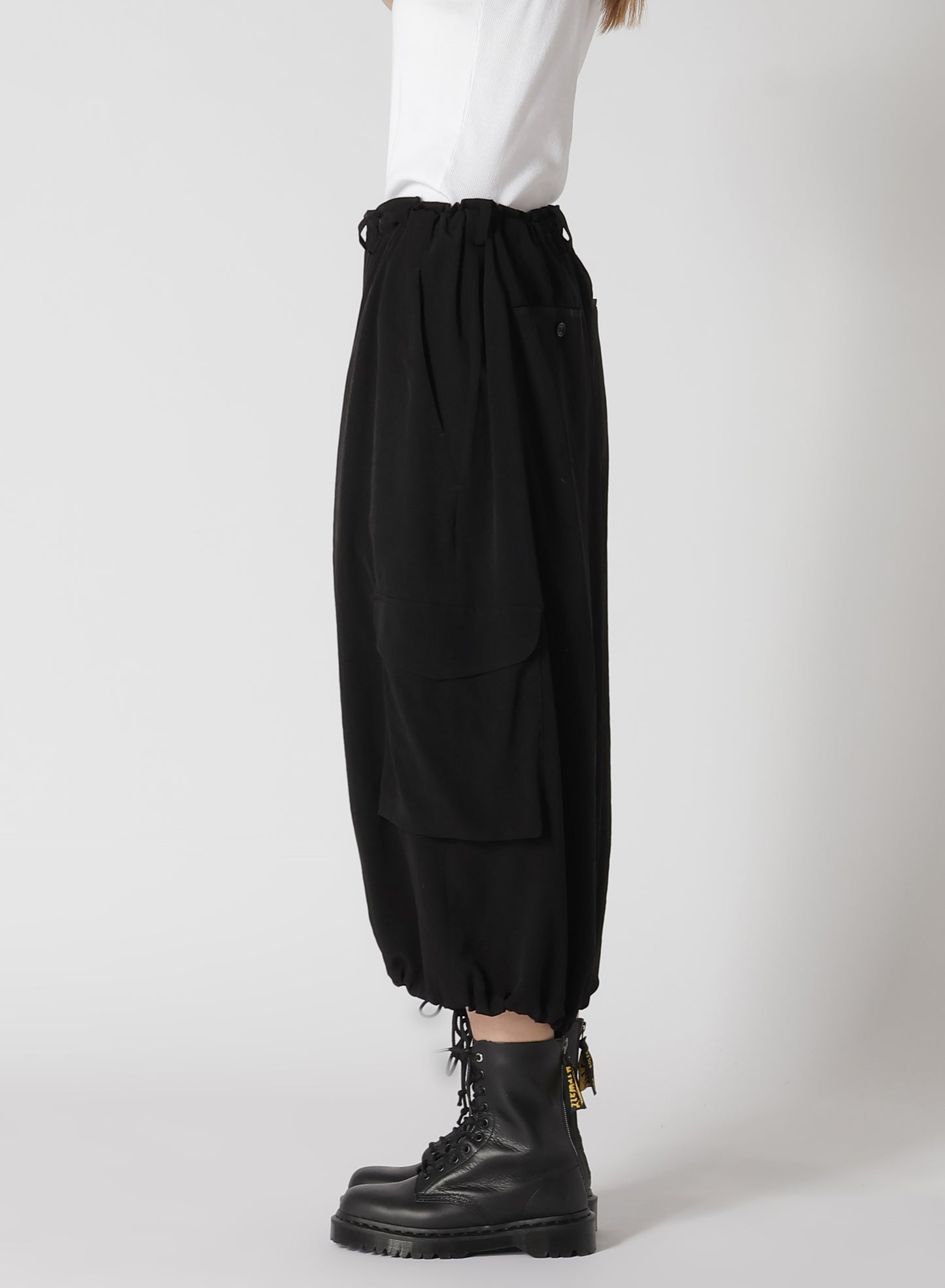 CREPE de CHINE BALLOON PANTS