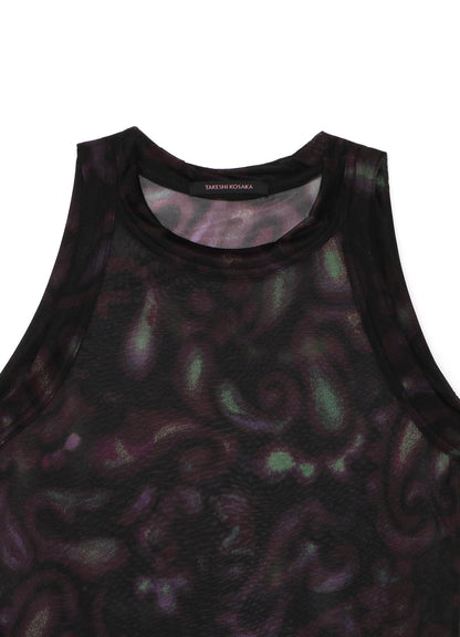 Paisley Print Cutsew Tank Top