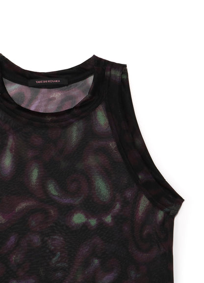 Paisley Print Cutsew Tank Top