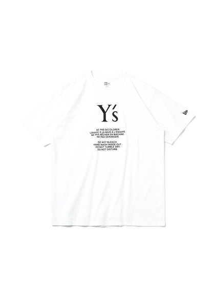 [Y's × New Era] SHORT SLEEVE COTTON TEE