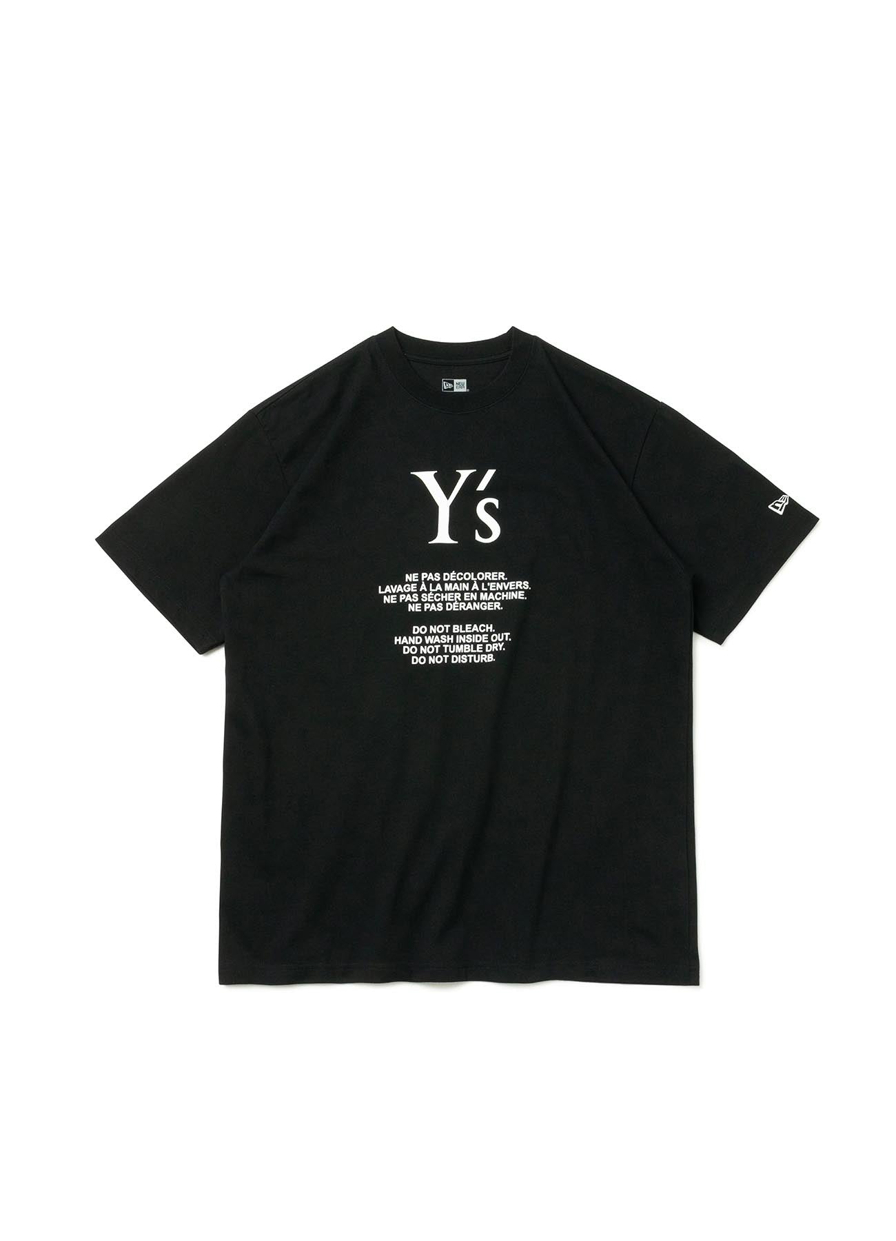 [Y's × New Era] SHORT SLEEVE COTTON TEE