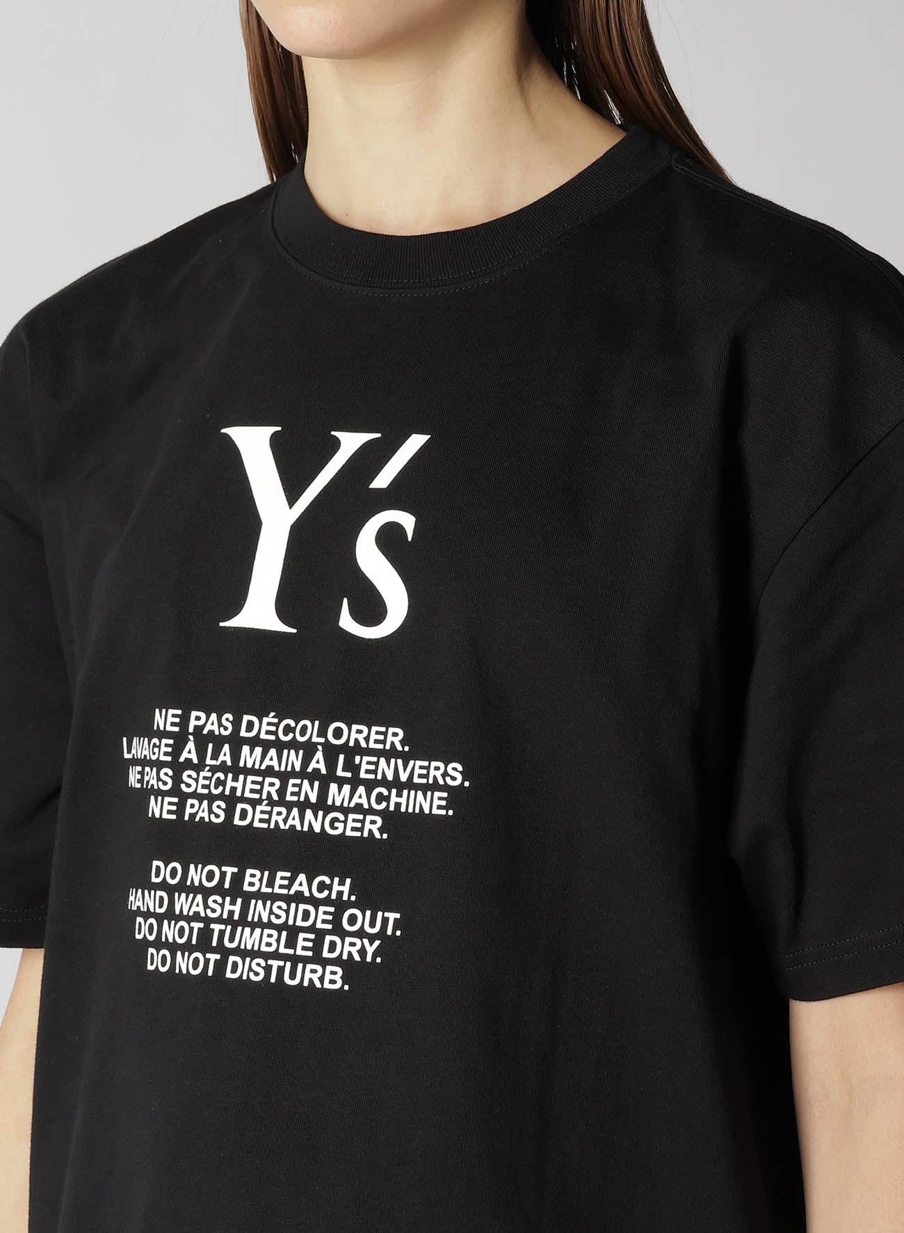 [Y's × New Era] SHORT SLEEVE COTTON TEE