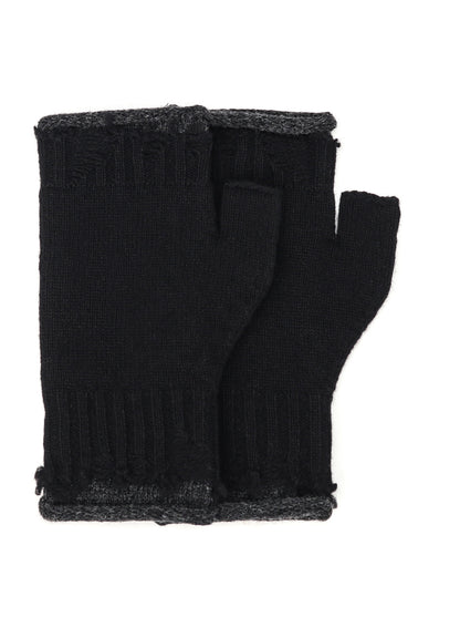 MILANO LAMB DAMAGED FINGERLESS GLOVES