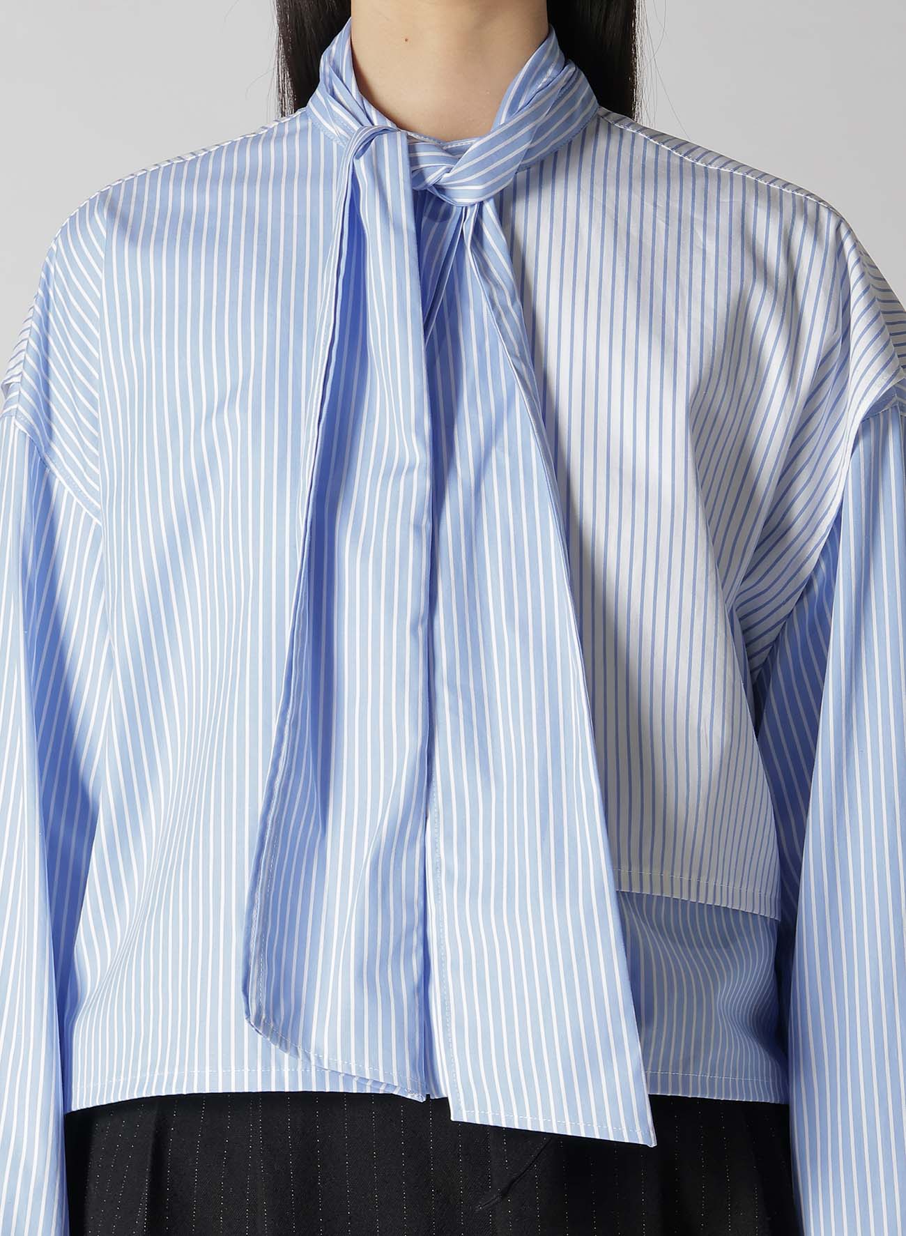 STRIPE SHIRT WITH BOWTIE