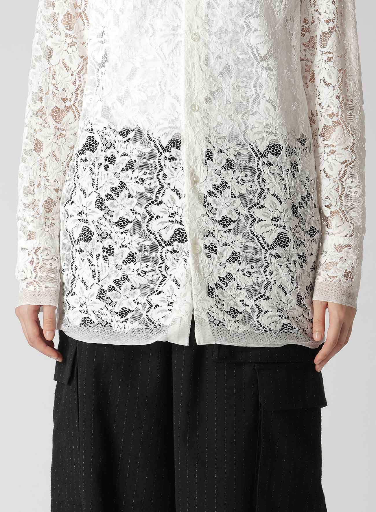 LACE REGULAR COLLAR BLOUSE