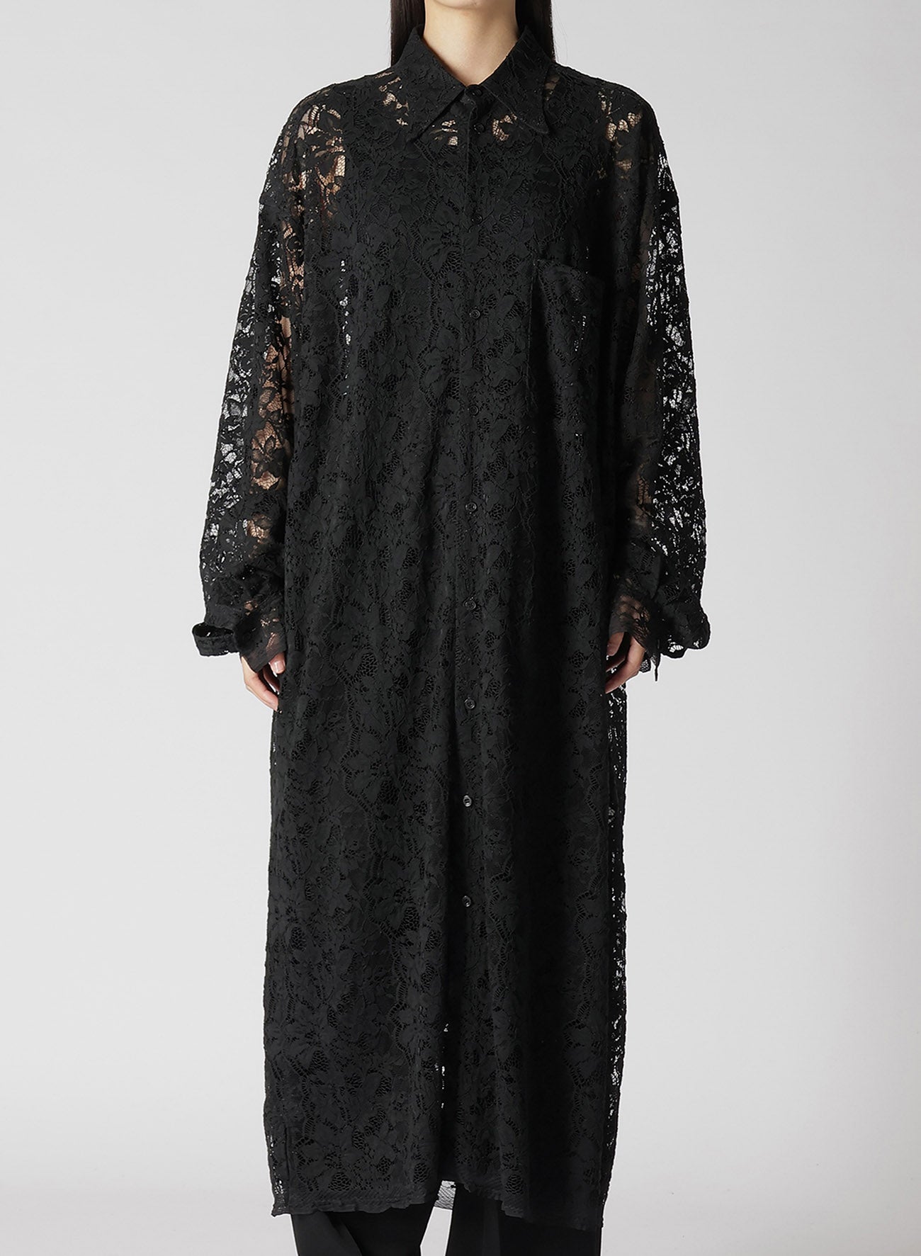 LACE LONG SHIRT