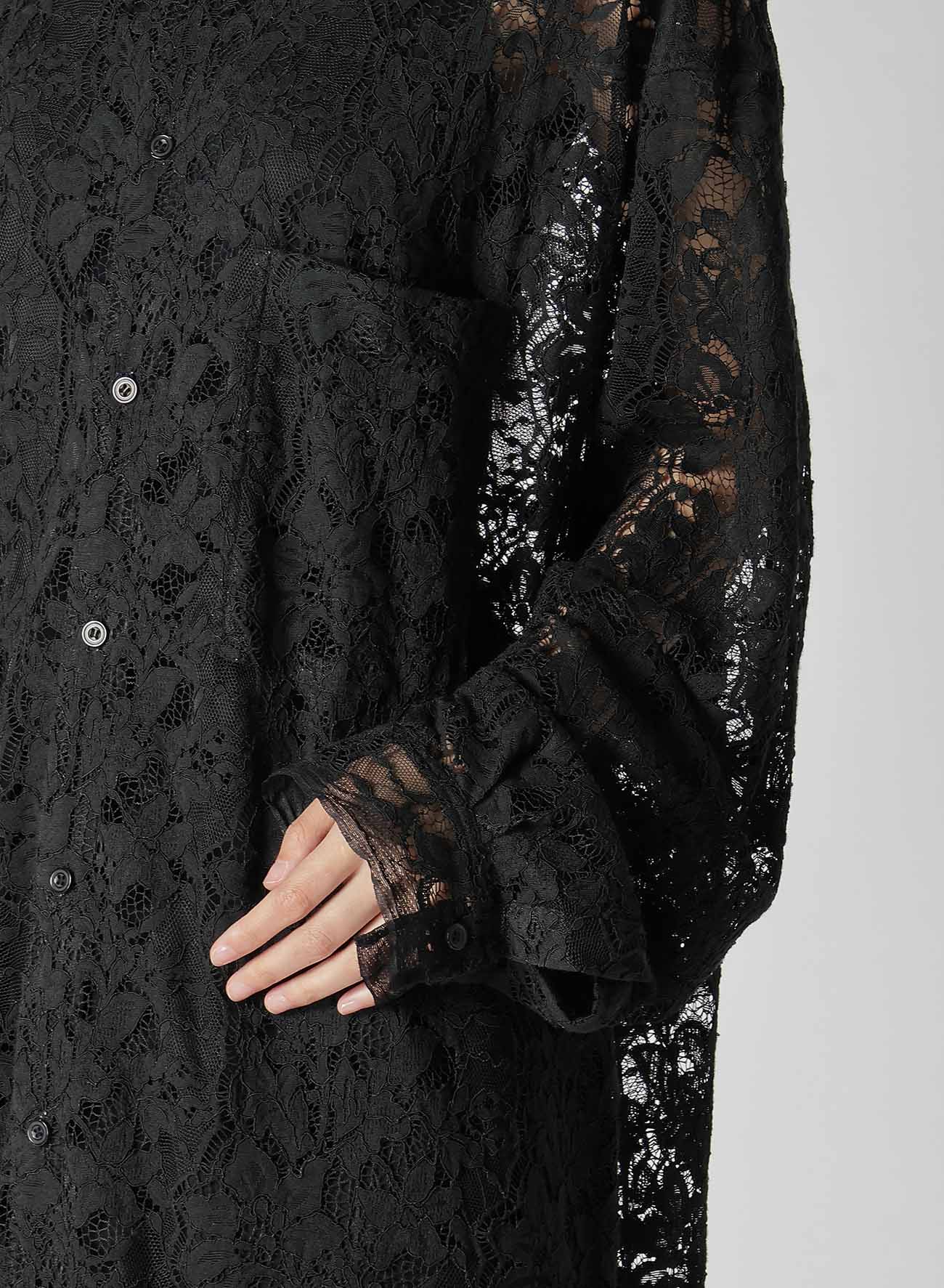 LACE LONG SHIRT