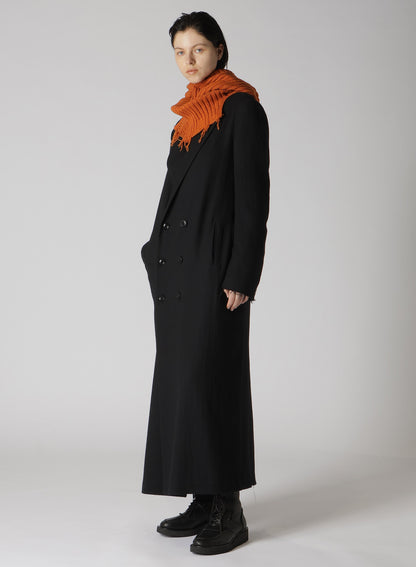 【10/4 12:00(JST) Release】WOOL VIYELLA W FRONT LONG COAT