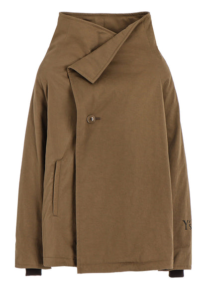 NY/ CHINO CLOTH WRAP COAT