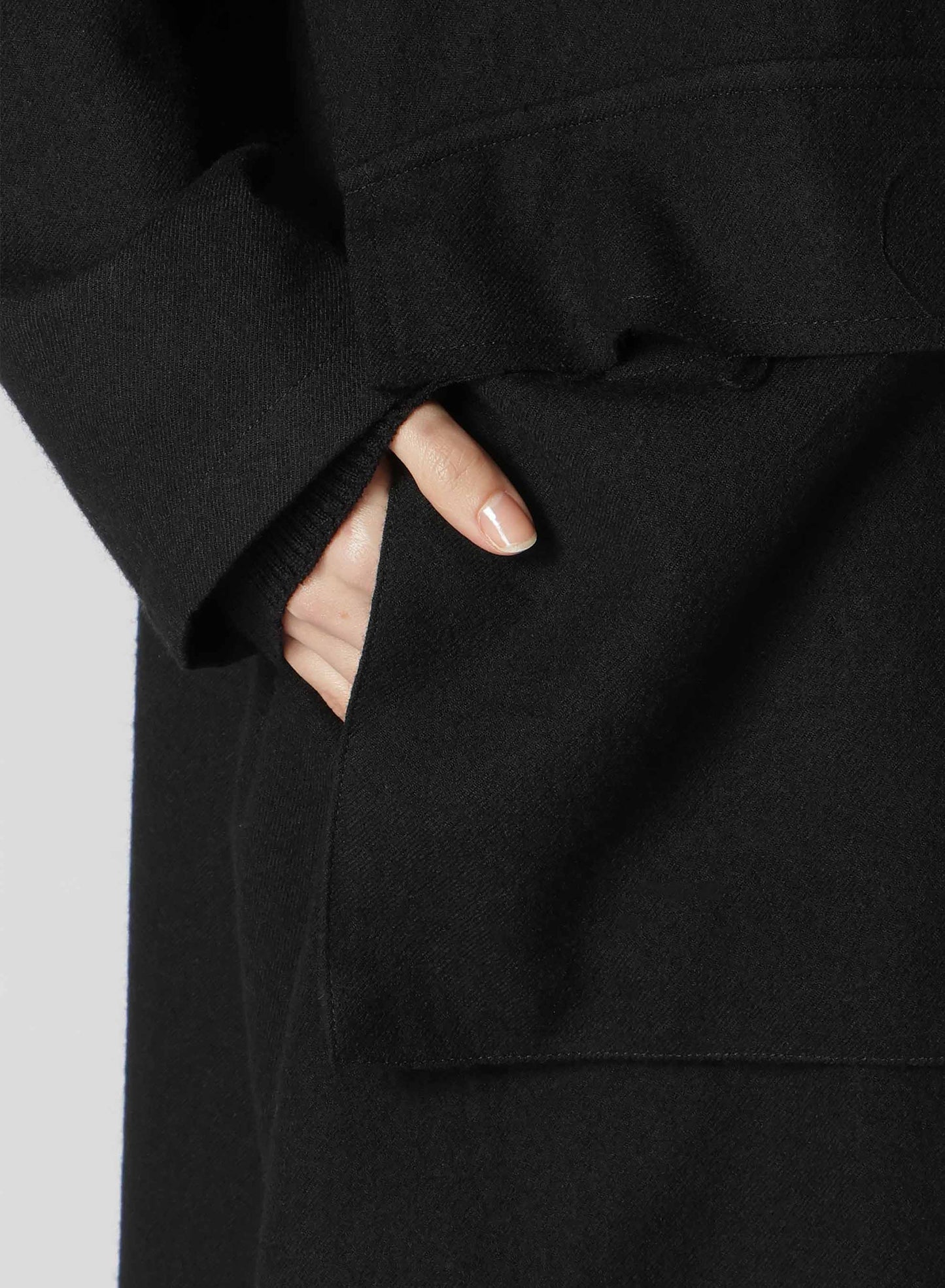 【10/4 12:00(JST) Release】MILLING WOOL SERGE COLLARLESS WIND BREAKER COAT