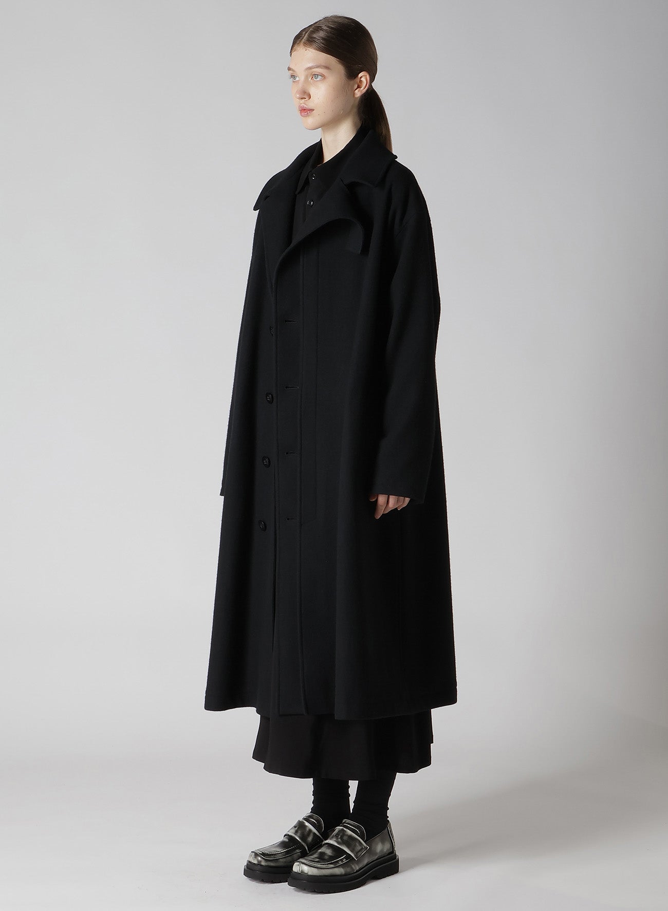 【11/1 12:00(JST) Release】WOOL SINGLE MOSSER LEFT W FACING COAT