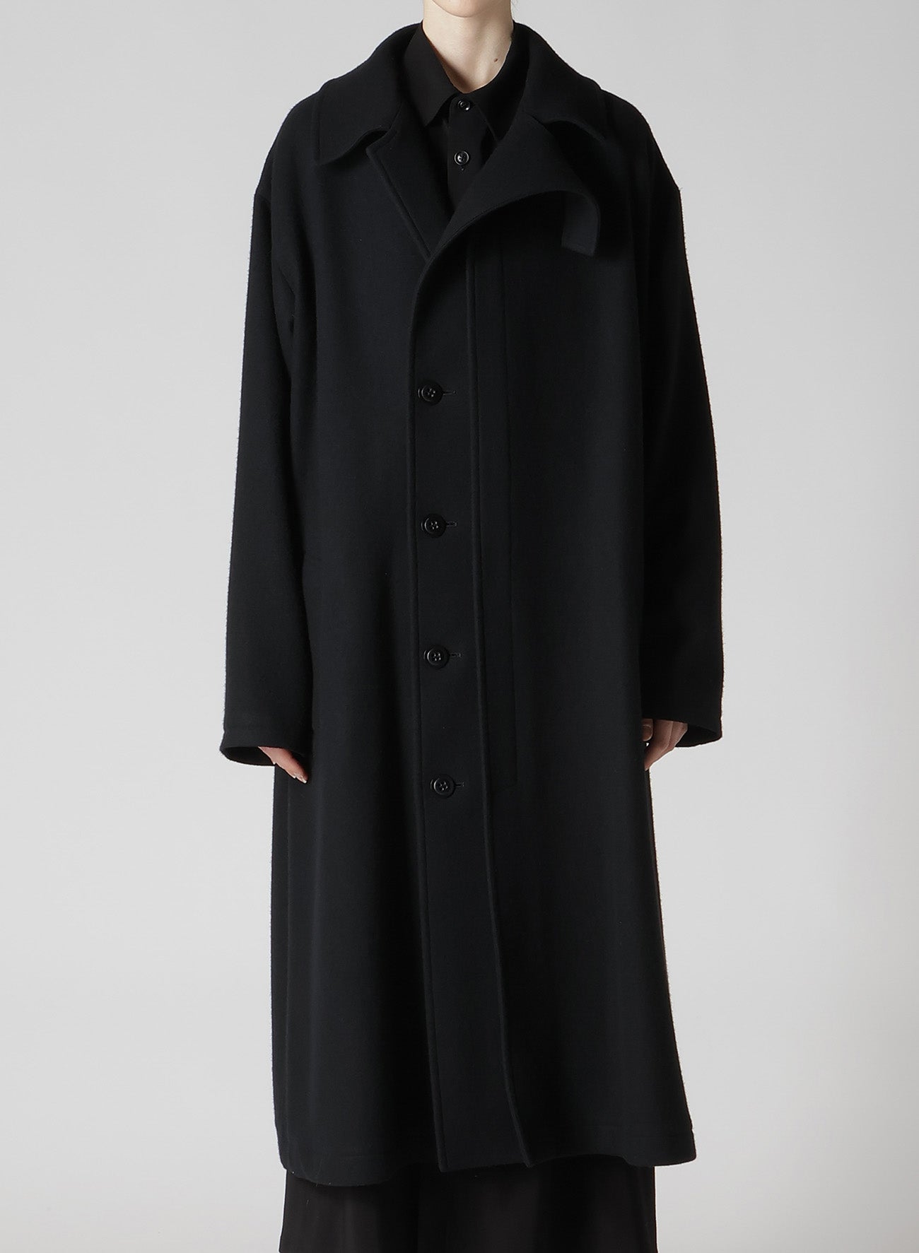 【11/1 12:00(JST) Release】WOOL SINGLE MOSSER LEFT W FACING COAT