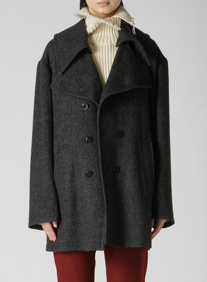 【11/1 12:00(JST) Release】W/LI HERRINGBONE SHORT COAT