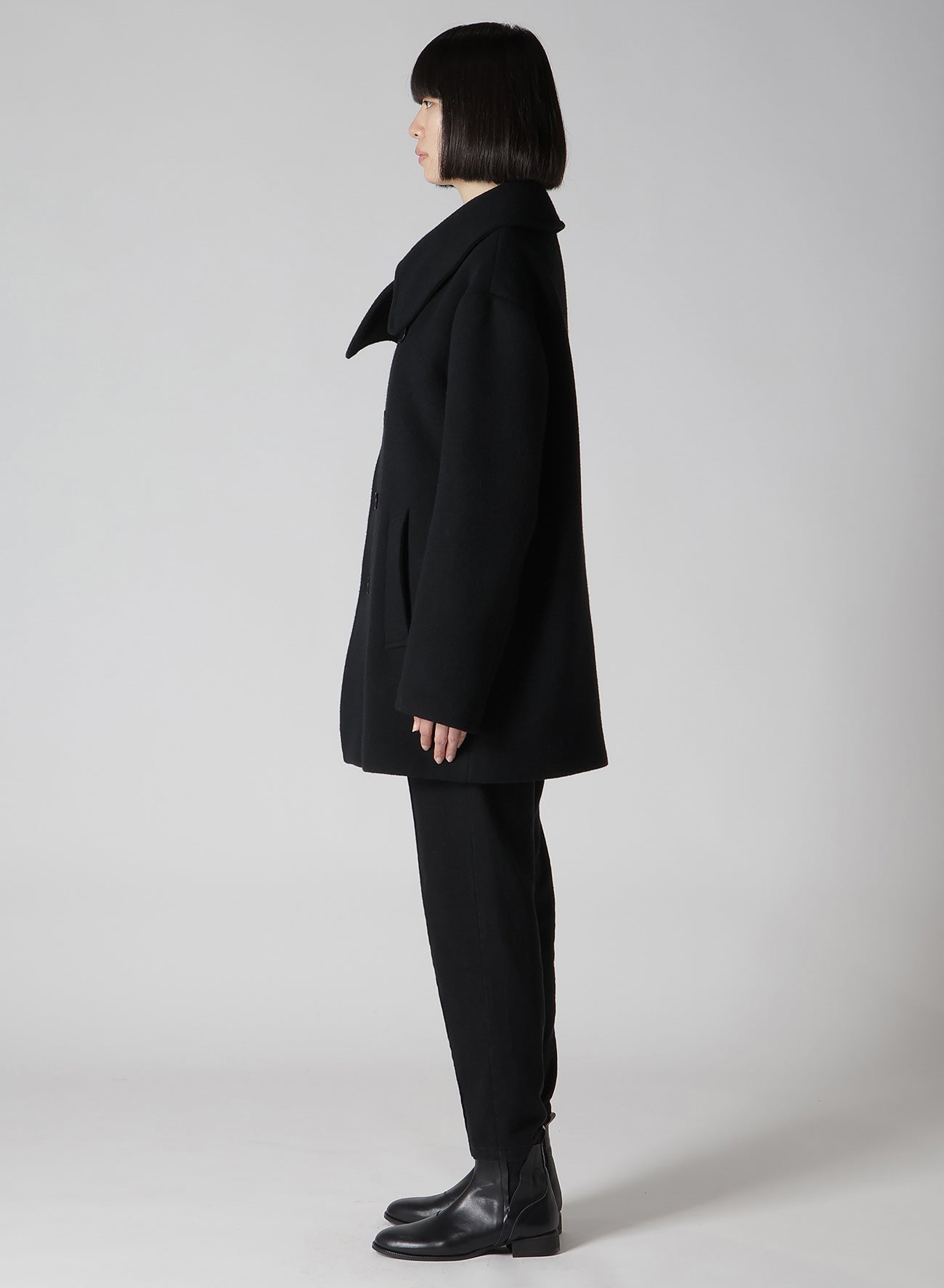 【11/1 12:00(JST) Release】WOOL DOUBLE MOSSER SHORT COAT