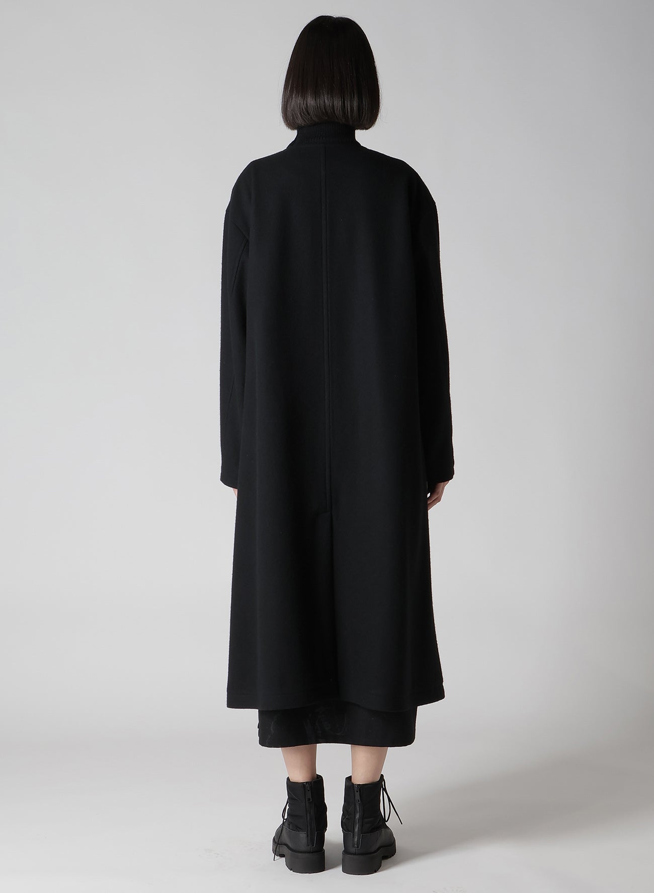 【11/1 12:00(JST) Release】WOOL SINGLE MOSSER COLLARLESS COAT