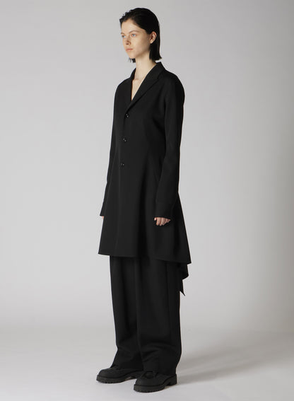 WOOL GABARDINE TAILORED DRESS