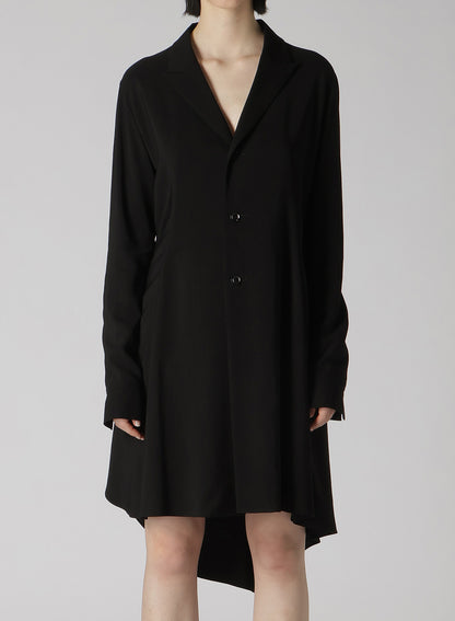 HARD TWISTED GABARDINE TAILORE DRESS